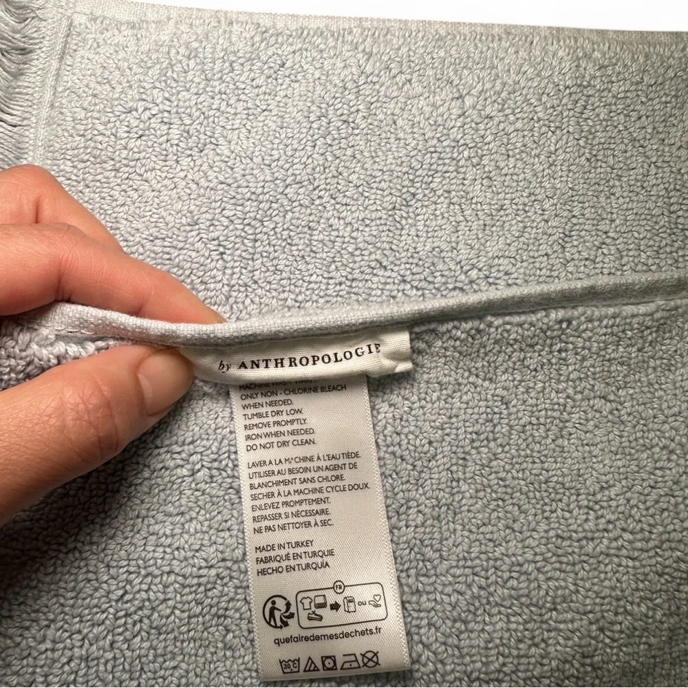 ANTHROPOLOGIE PLUSH TURKISH BATH MAT